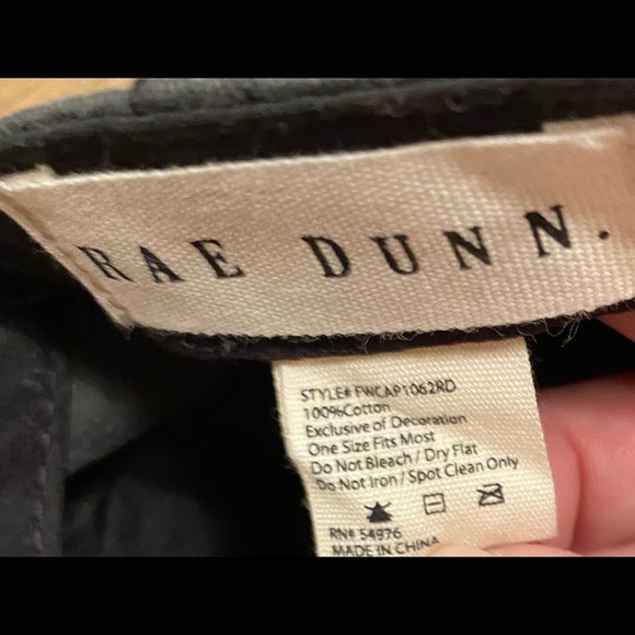 Rae Dunn Hat Proud Pride Rainbow O/S Adjustable Baseball Cap Distressed Black - Picture 2 of 6